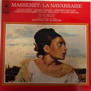 Massenet* - London Symphony Orchestra*, Antonio De Almeida - La Navarraise (LP, Album) 19221