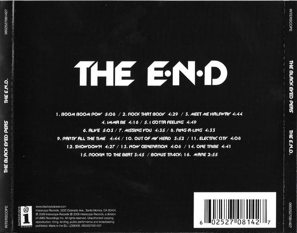 The Black Eyed Peas* - The E.N.D (CD, Album) 6310