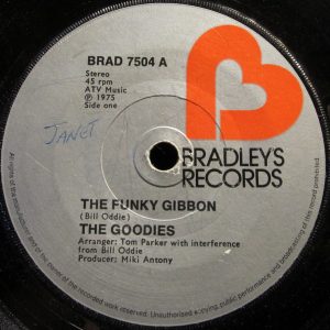 The Goodies - The Funky Gibbon (7", Single, Sol)