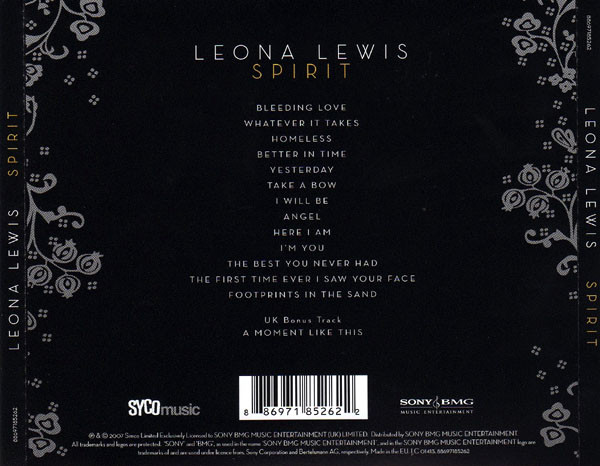 Leona Lewis - Spirit (CD, Album) 4964