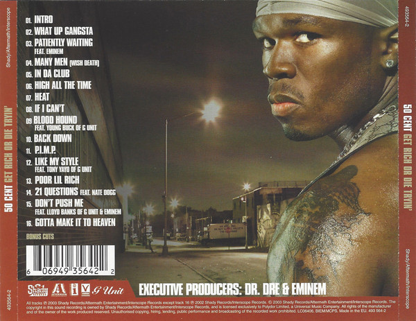 50 Cent - Get Rich Or Die Tryin' (CD, Album + CD, Enh + Ltd, S/Edition) 5814