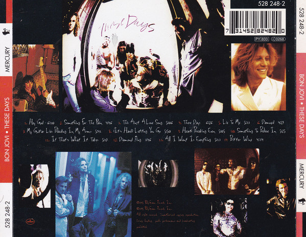 Bon Jovi - These Days (CD, Album) 4692