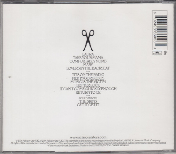 Scissor Sisters - Scissor Sisters (CD, Album, RE, S/Edition) 4169