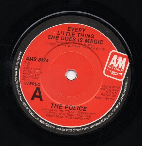 The Police - Every Little Thing She Does Is Magic (7", Single)