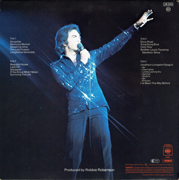 Neil Diamond - Love At The Greek (Recorded Live At The Greek Theatre, Los Angeles) (2xLP, Album, CBS) 512
