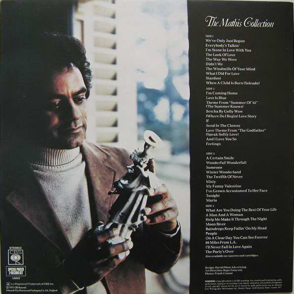 Johnny Mathis - The Mathis Collection (40 Of My Favourite Songs) (2xLP, Album, Comp) 529