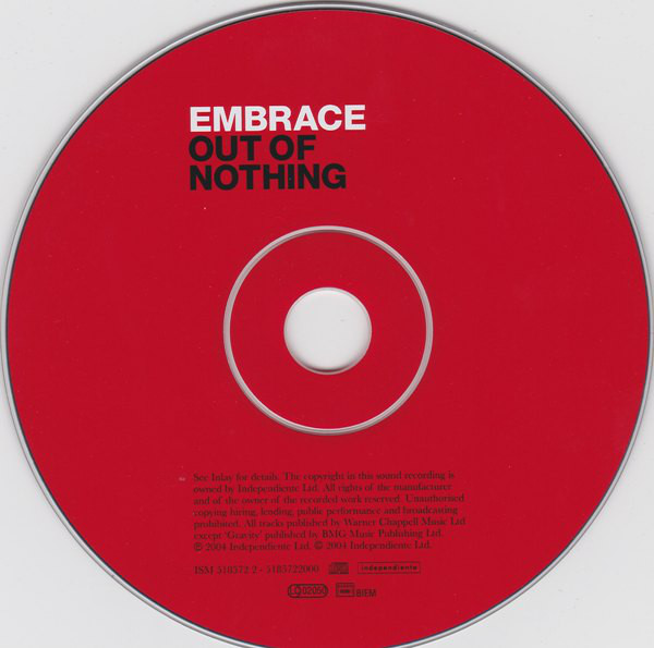 Embrace - Out Of Nothing (CD, Album) 6425