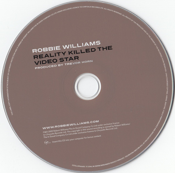 Robbie Williams - Reality Killed The Video Star (CD, Album, Enh) 4619