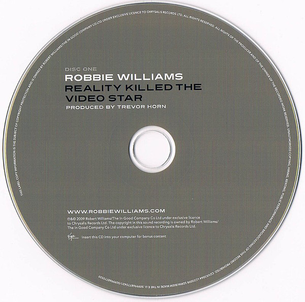 Robbie Williams - Reality Killed The Video Star (CD, Album, Enh + DVD-V, PAL, Reg + Dlx, Dig) 6660