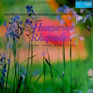 The Philharmonia Orchestra* Conducted By Rudolf Schwarz - Liszt* - Hungarian Rhapsodies (LP, Album)
