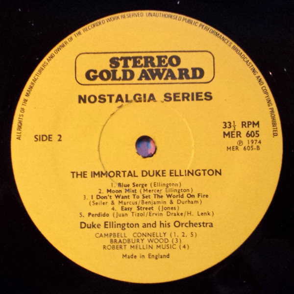 Duke Ellington - The Immortal Duke Ellington (LP, Comp, Mono) 3442