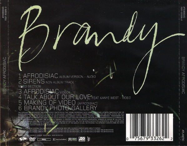 Brandy (2) - Afrodisiac (DVD, Single) 4070