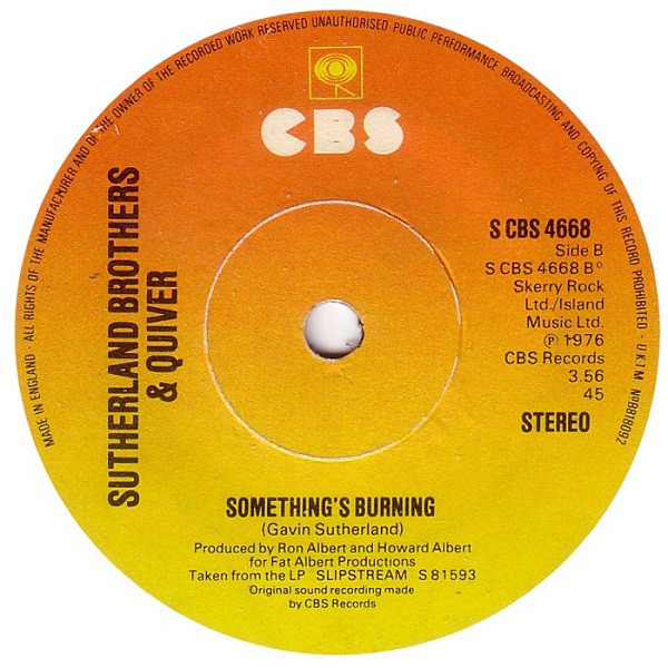 Sutherland Brothers and Quiver - Secrets (7", Single) 3653