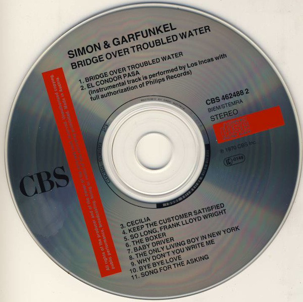 Simon And Garfunkel* - Bridge Over Troubled Water (CD, Album, RE) 4326