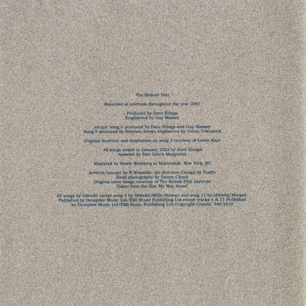 Idlewild - The Remote Part (CD, Album, Enh) 4503