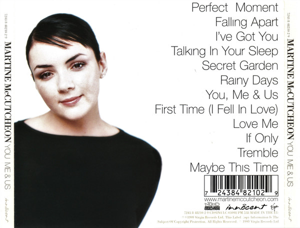 Martine McCutcheon - You Me and Us (CD, Album, Swi) 4145