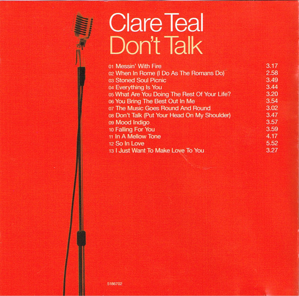 Clare Teal - Don't Talk (CD, Album) 6432