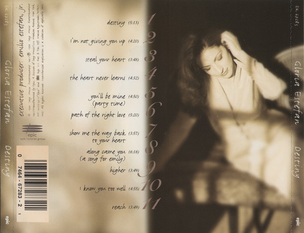 Gloria Estefan - Destiny (CD, Album, Enh, CD ) 3216
