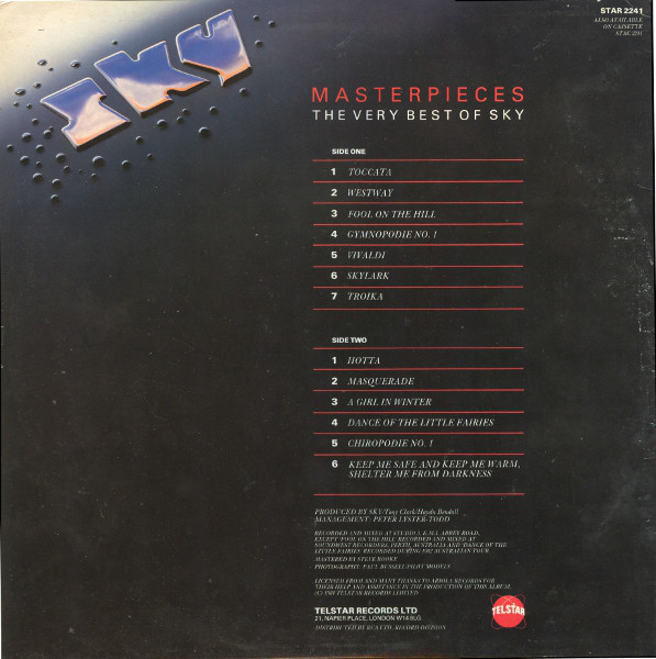 Sky (4) - Masterpieces - The Very Best Of Sky (LP, Comp, Gat) 6752