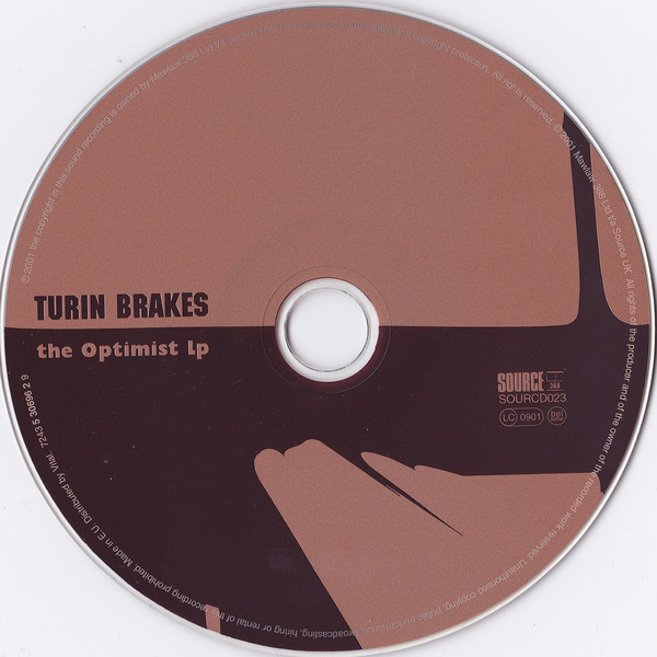Turin Brakes - The Optimist LP (CD, Album) 5797