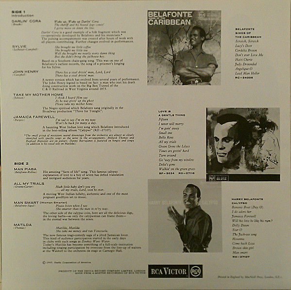 Harry Belafonte - Belafonte At Carnegie Hall (LP) 815