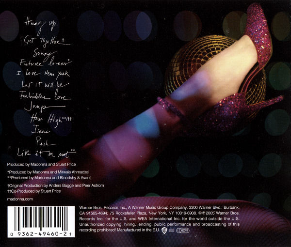 Madonna - Confessions On A Dance Floor (CD, Album, Mixed) 4515