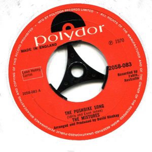 The Mixtures - The Pushbike Song (7", Single)