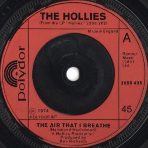 The Hollies - The Air That I Breathe (7", Single)