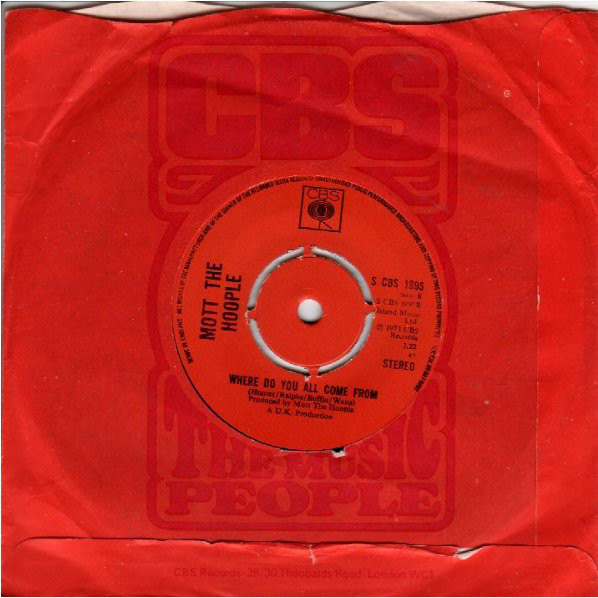 Mott The Hoople - Roll Away The Stone (7", Single, Kno) 3515
