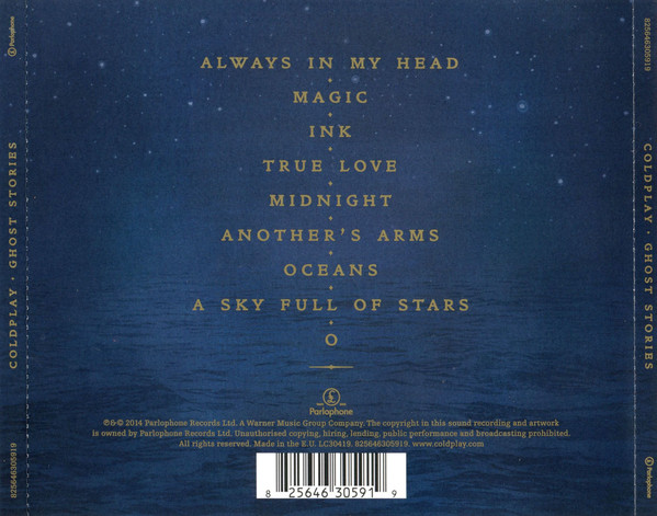 Coldplay - Ghost Stories (CD, Album) 6280