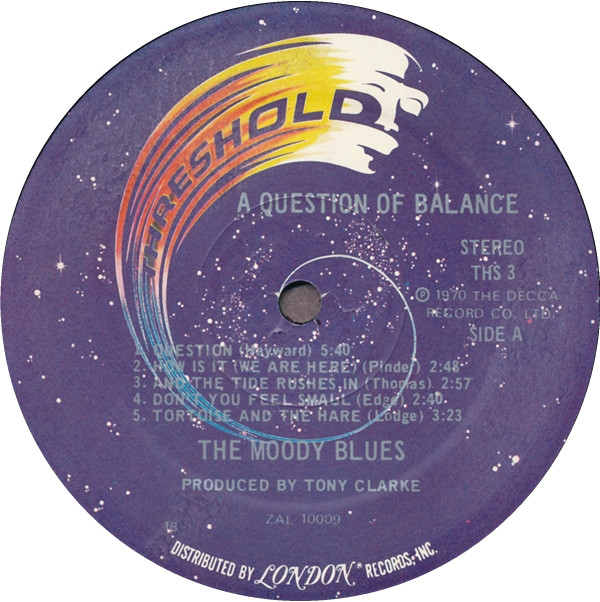 The Moody Blues - A Question Of Balance (LP, Album, RE) 5567
