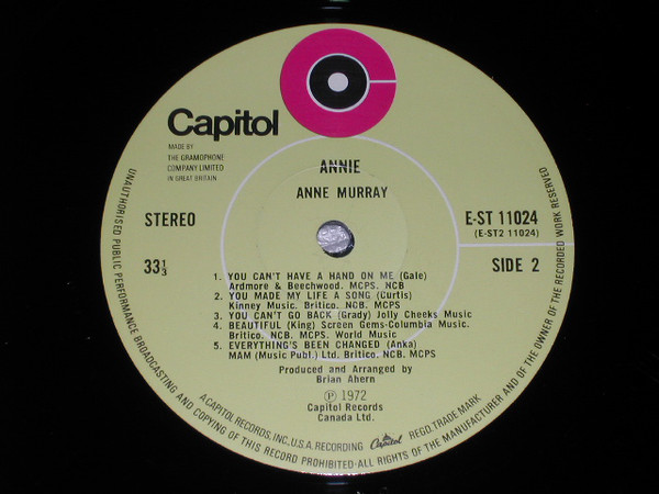 Anne Murray - Annie (LP, Album) 493