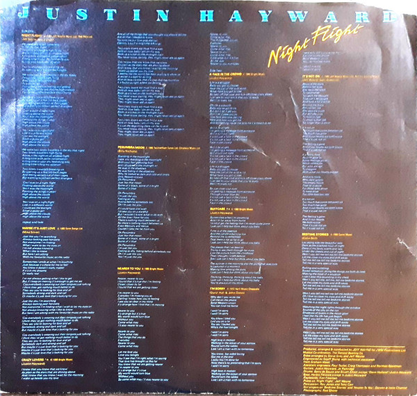 Justin Hayward - Night Flight (LP) 5907