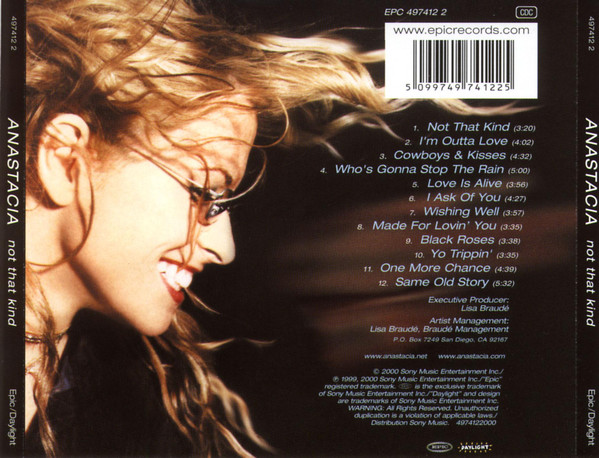 Anastacia - Not That Kind (CD, Album) 4508