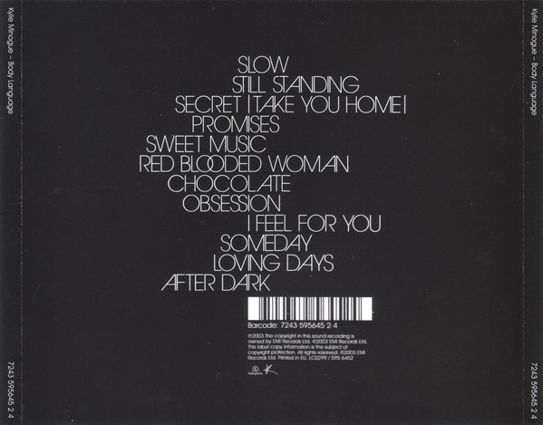 Kylie* - Body Language (CD, Album) 4114