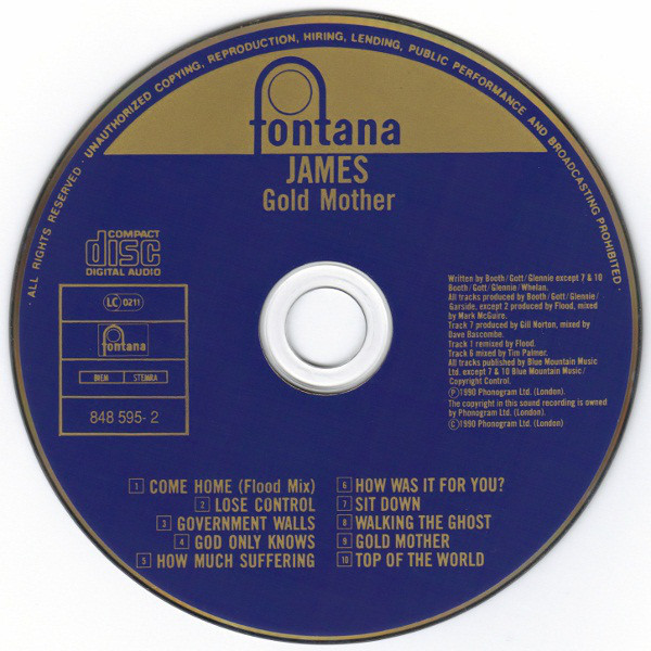 James - Gold Mother (CD, Album) 4046