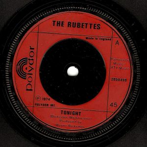 The Rubettes - Tonight (7", Single) 5333