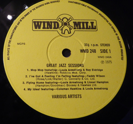 Various - Great Jazz Sessions (LP) 12993