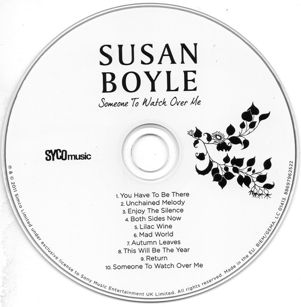Susan Boyle - Someone To Watch Over Me (CD, Album) 9906