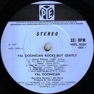 Val Doonican - Val Doonican Rocks, But Gently (LP, Album, Blu) 11096