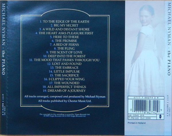 Michael Nyman - The Piano (CD, Album) 14658