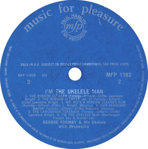 George Formby - I'm The Ukelele Man (LP, Comp, Mono) 8970