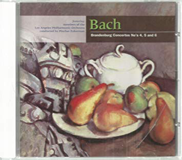 Bach* - Members Of The Los Angeles Philharmonic Orchestra*, Pinchas Zukerman - Brandenburg Concertos No's 4, 5 And 6 (CD, RE) 14421