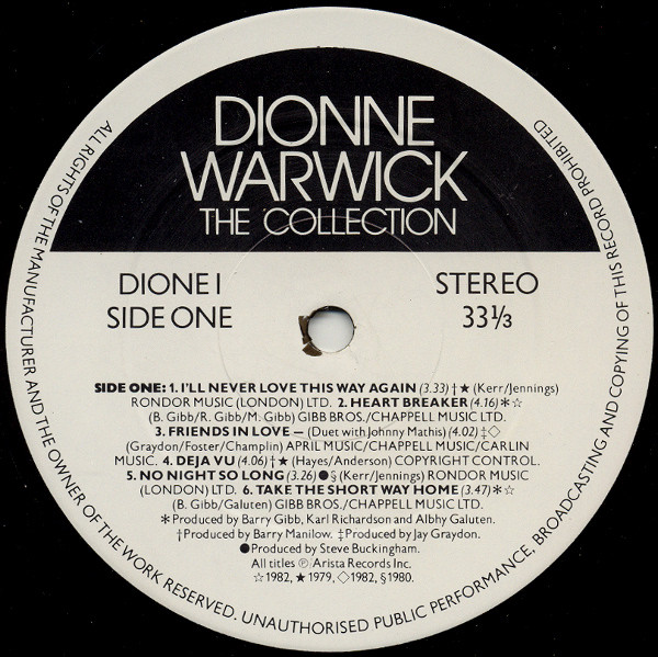 Dionne Warwick - The Collection (2xLP, Comp) 7292