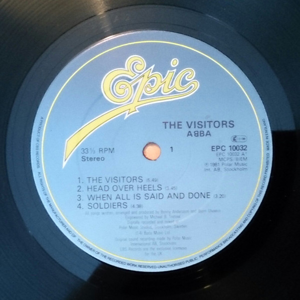 ABBA - The Visitors (LP, Album) 7508