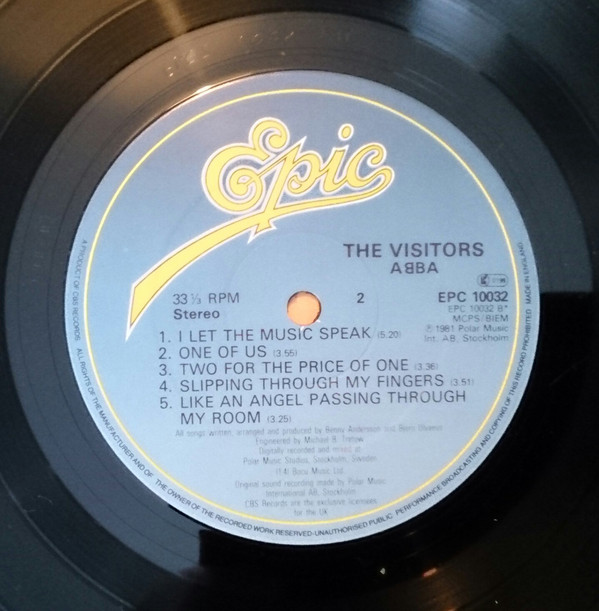 ABBA - The Visitors (LP, Album) 7509