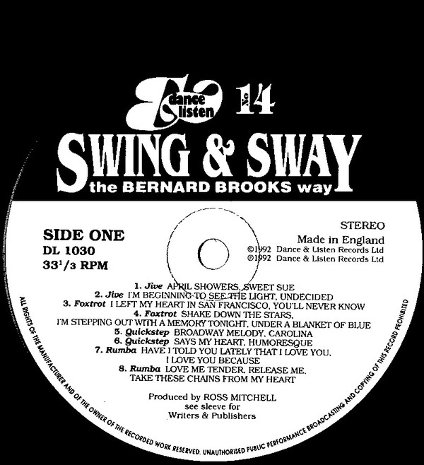 Bernard Brooks (2) - Swing and Sway The Bernard Brooks Way (LP, Album) 11071