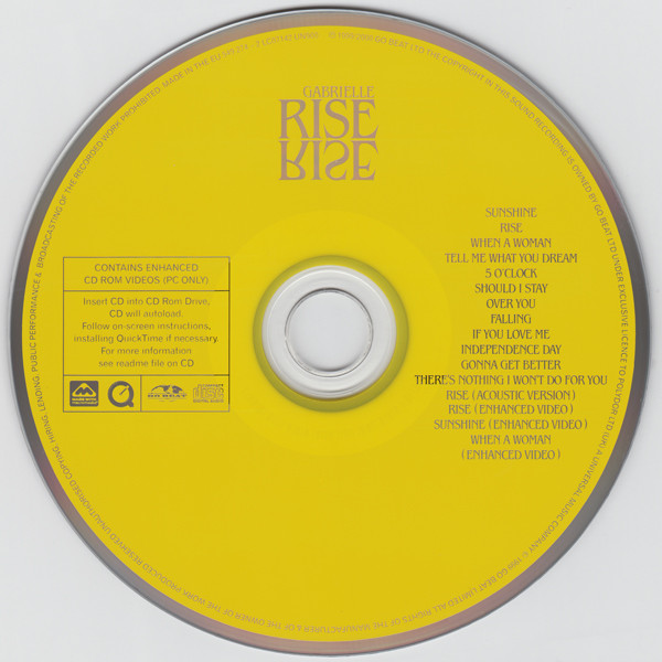 Gabrielle - Rise (CD, Album, Enh, S/Edition) 9816