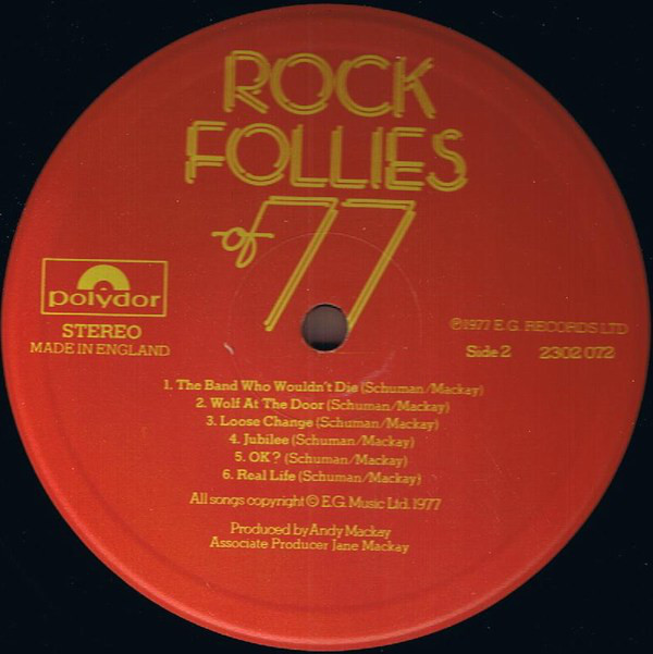 Julie Covington, Sue Jones-Davies, Charlotte Cornwell, Rula Lenska - Rock Follies Of 77 (LP, Album) 7503