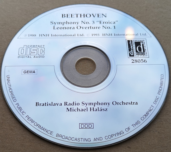 Ludwig van Beethoven - Beethoven - Symphony No. 3 ‚ÄùEroica‚Äù, Leonora Overture No. 1 (CD, Album) 13562